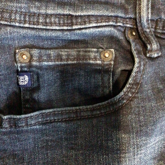 CHAPS Men’s Slim Straight 5 Pocket Denim Jeans Blue Size 38 X 32 - Picture 6 of 8